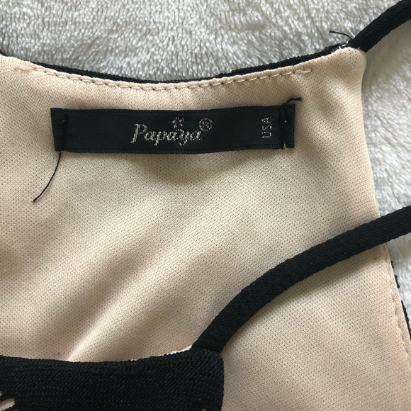 PAPAYA Halter Dress Lace Bodycon Sz S - Picture 8 of 10